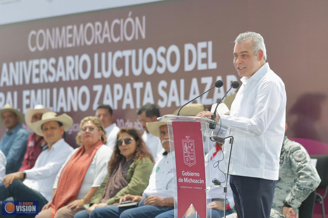 Michoacán es potencia agropecuaria y estamos reconstruyendo el campo, fuente de bienestar: Bedolla