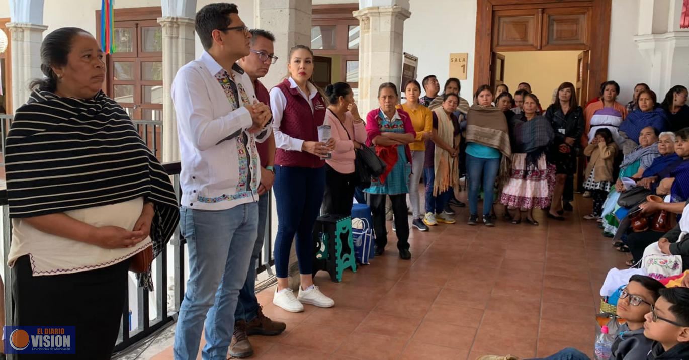 Entregan IAM y Fonart primeros apoyos para impulsar la producción artesanal en Michoacán