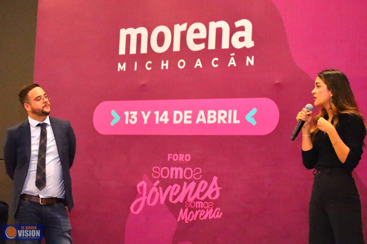 Jóvenes morenistas quieren un cambio social de fondo