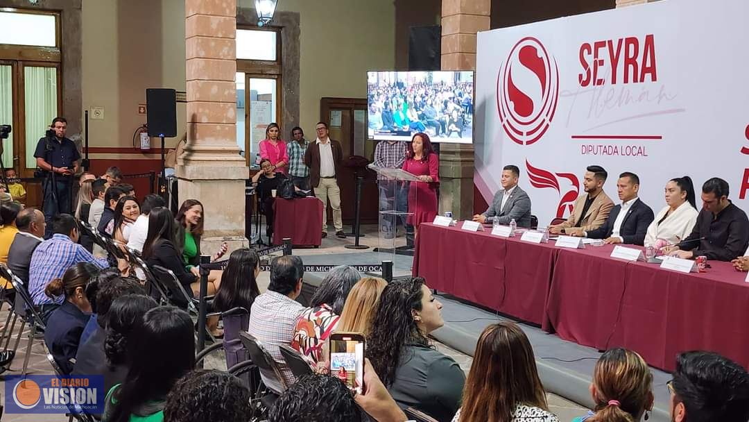 Encabeza  diputada Seyra Alemán, Relevo Generacional, Capítulo Michoacán