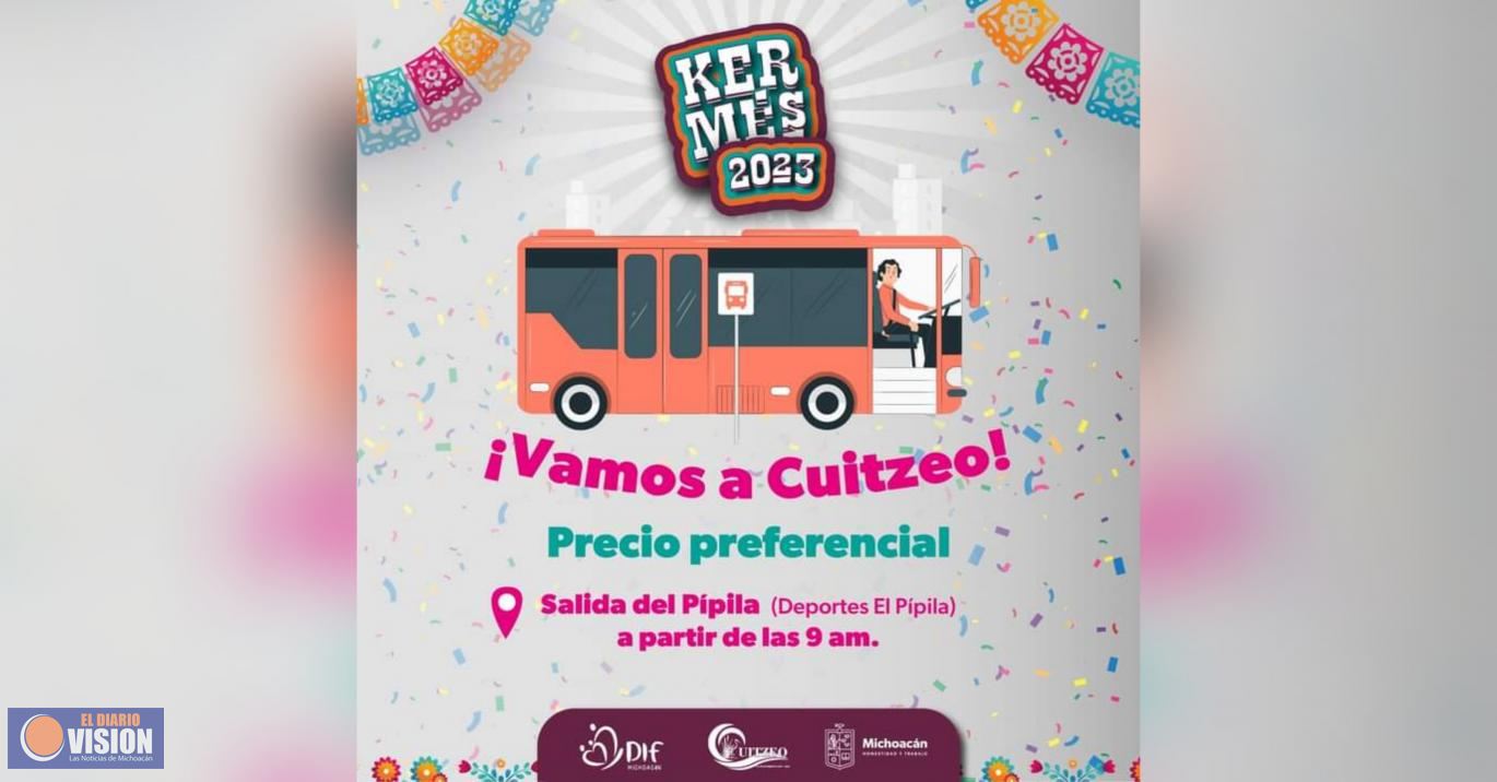 Todo listo para la Kermés del DIF Michoacán en el Pueblo Mágico de Cuitzeo