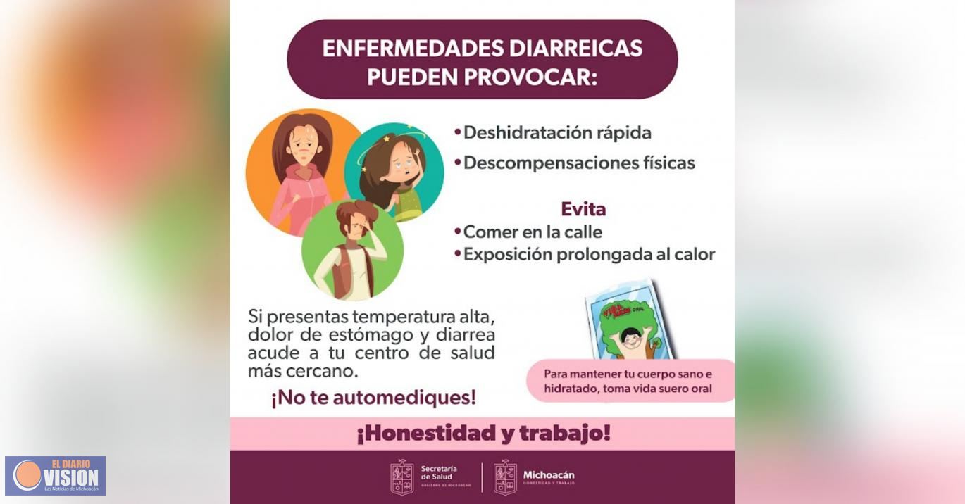 En temporada de calor aumentan enfermedades gastrointestinales hasta 15%: SSM