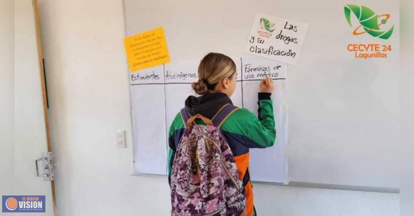 Se suma Cecytem a la campaña nacional Si te drogas, te dañas