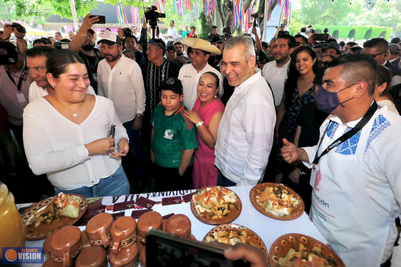 Inaugura Bedolla el Festival Michoacán de Origen 2023