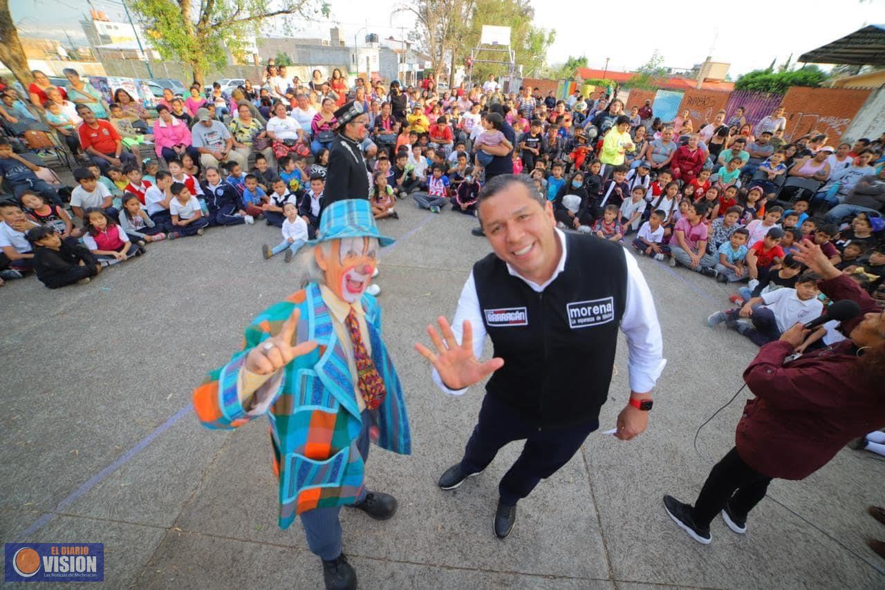 Juan Carlos Barragán reunió a miles de familias para festejar a la niñez de Morelia