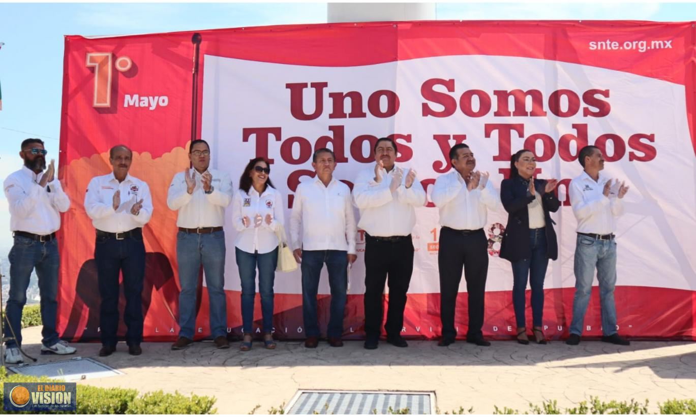 SNTE 18 reafirma su compromiso con sus miembros en el Día de los Trabajadores