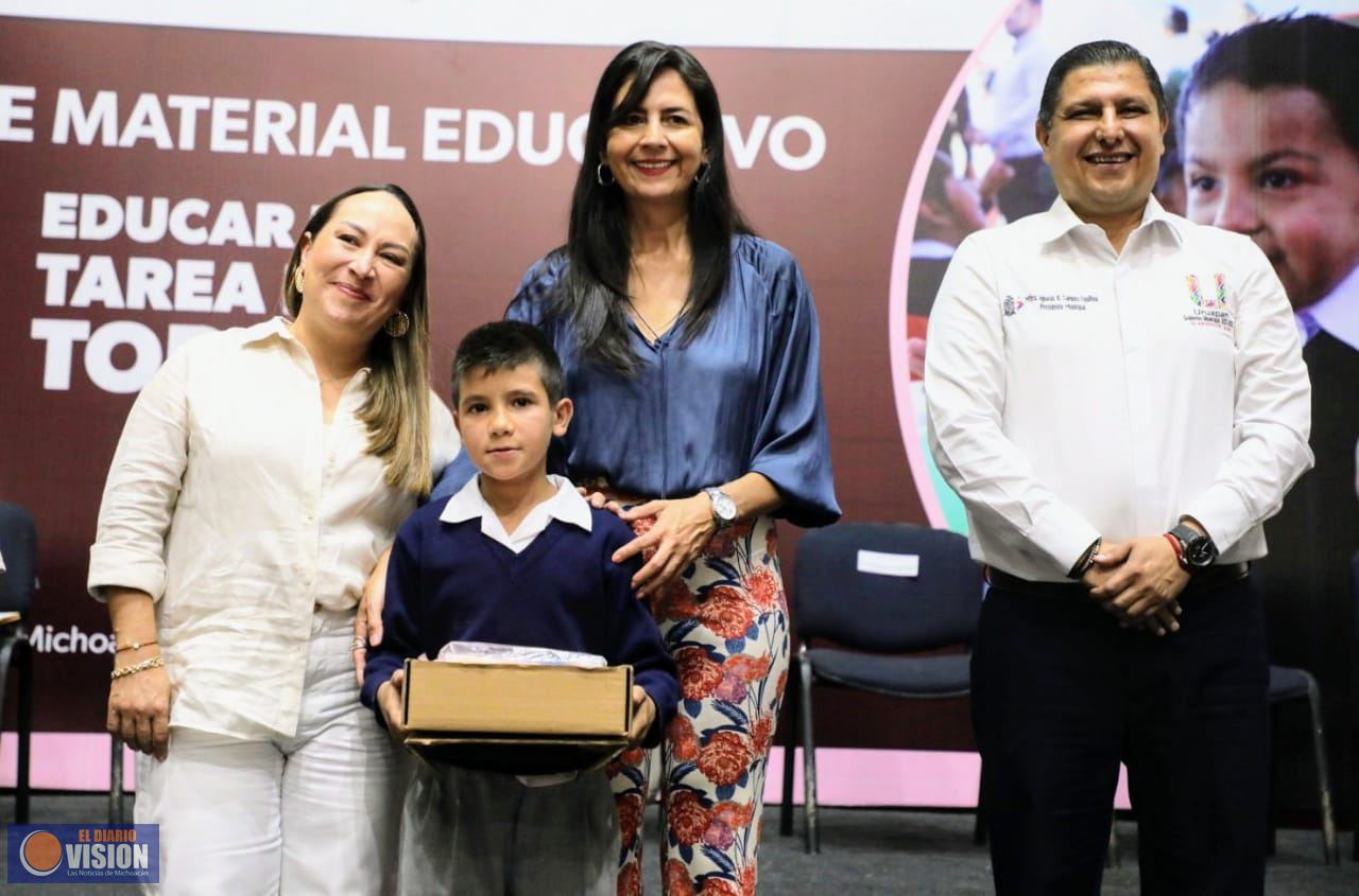 SEE mejora condiciones educativas en Uruapan con inversión de 6 mdp