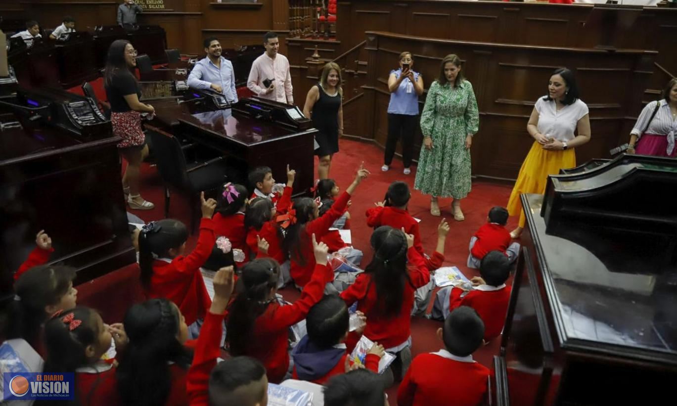 Desde el Parlamento Infantil Incluyente 2023, se legislará en favor de la niñez michoacana: Adriana