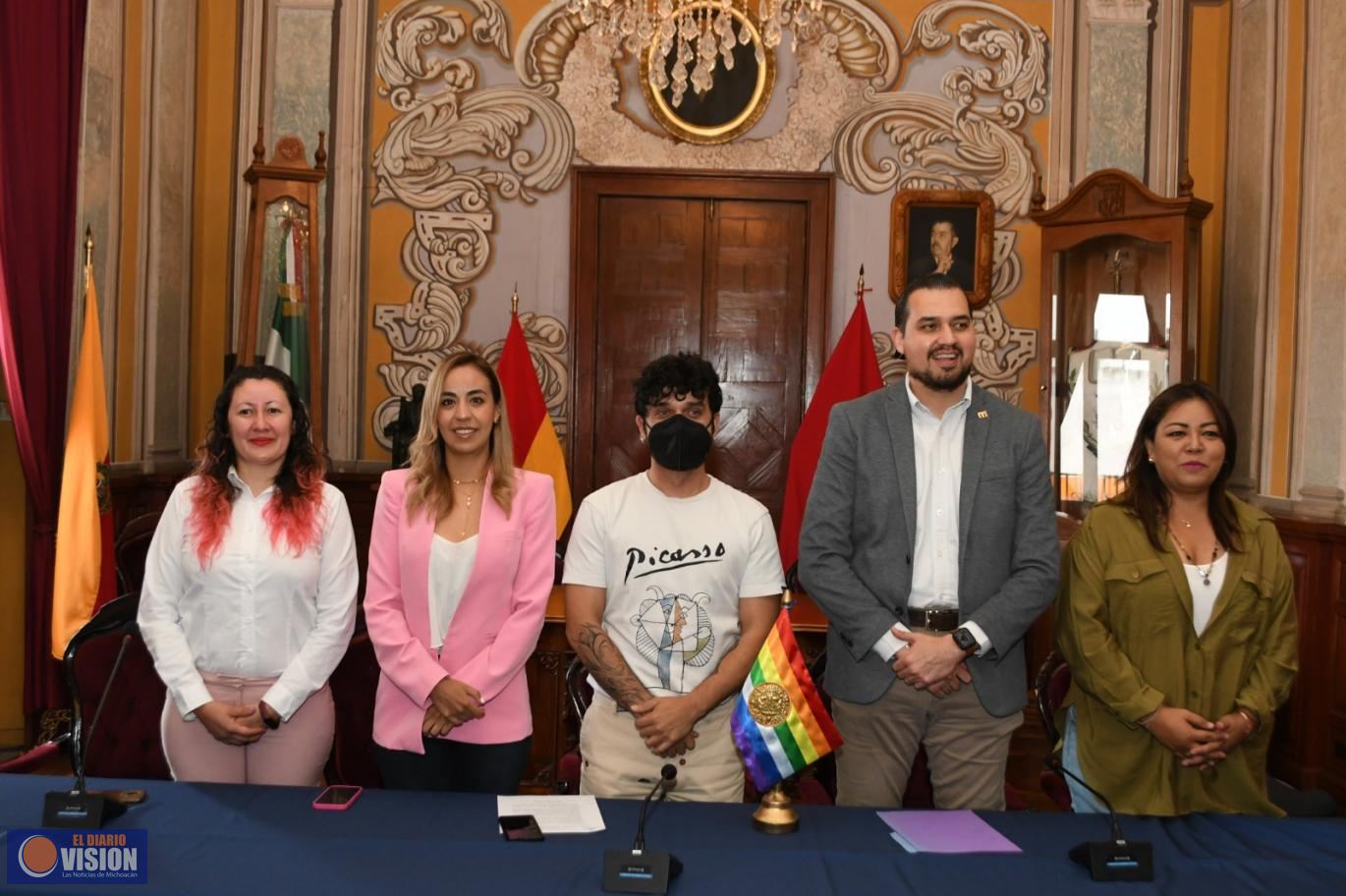 Presenta Morelia actividades por el Día Municipal de Respuesta contra la LGBT-Fobia