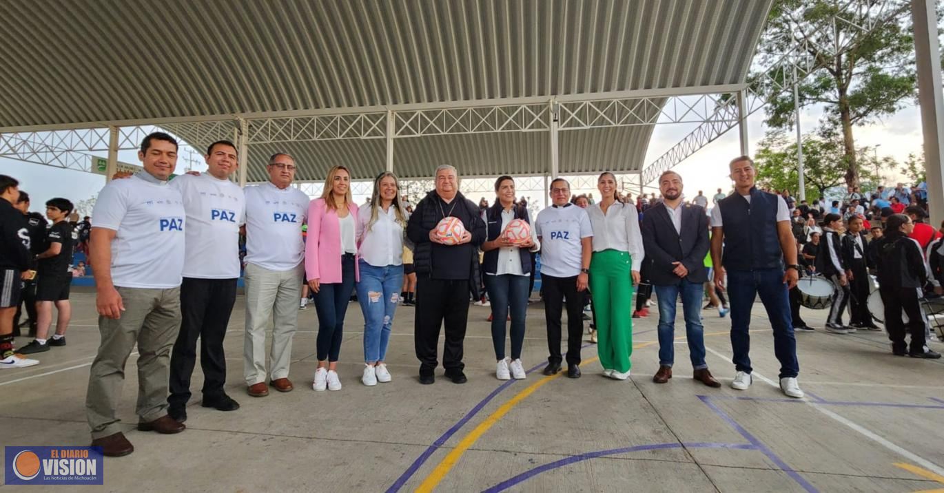 Promueve Alfonso Martínez construcción de la Paz desde el deporte