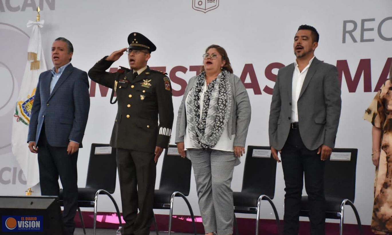 Docentes, fundamentales en la transformación de Michoacán: Julieta García