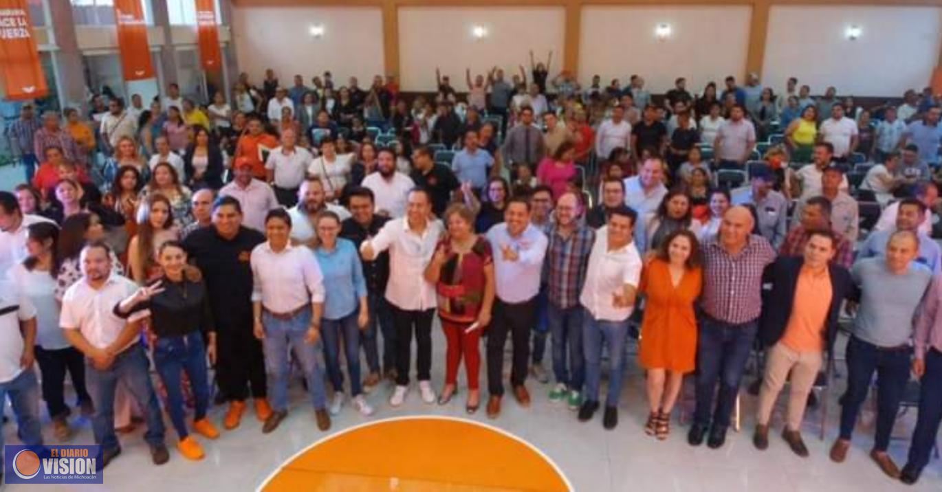 En Uruapan se construye con paso firme la ruta ciudadana: Víctor Manríquez