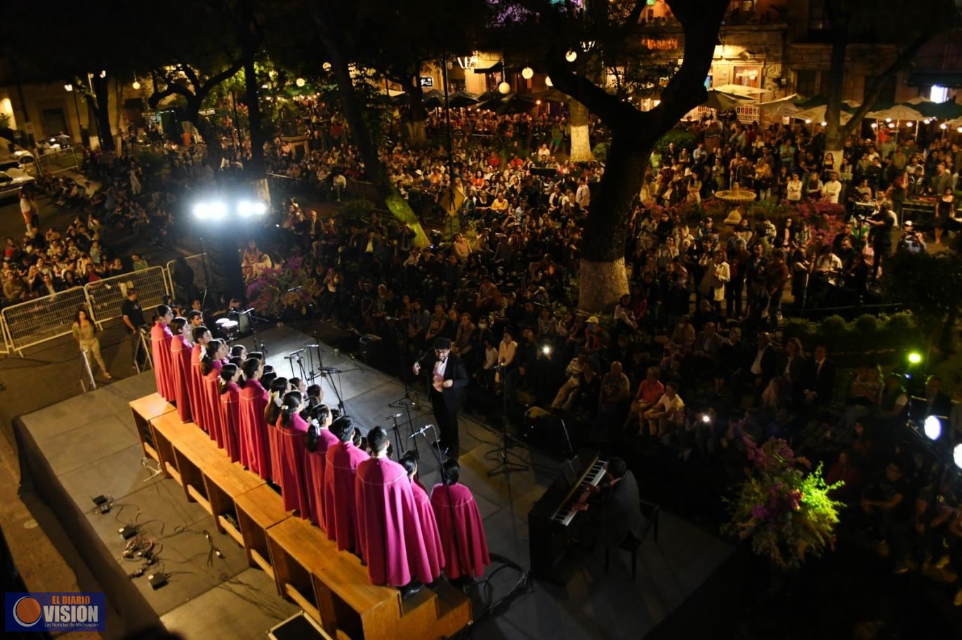 Niños Cantores hacen brillar a Morelia con concierto virreinal