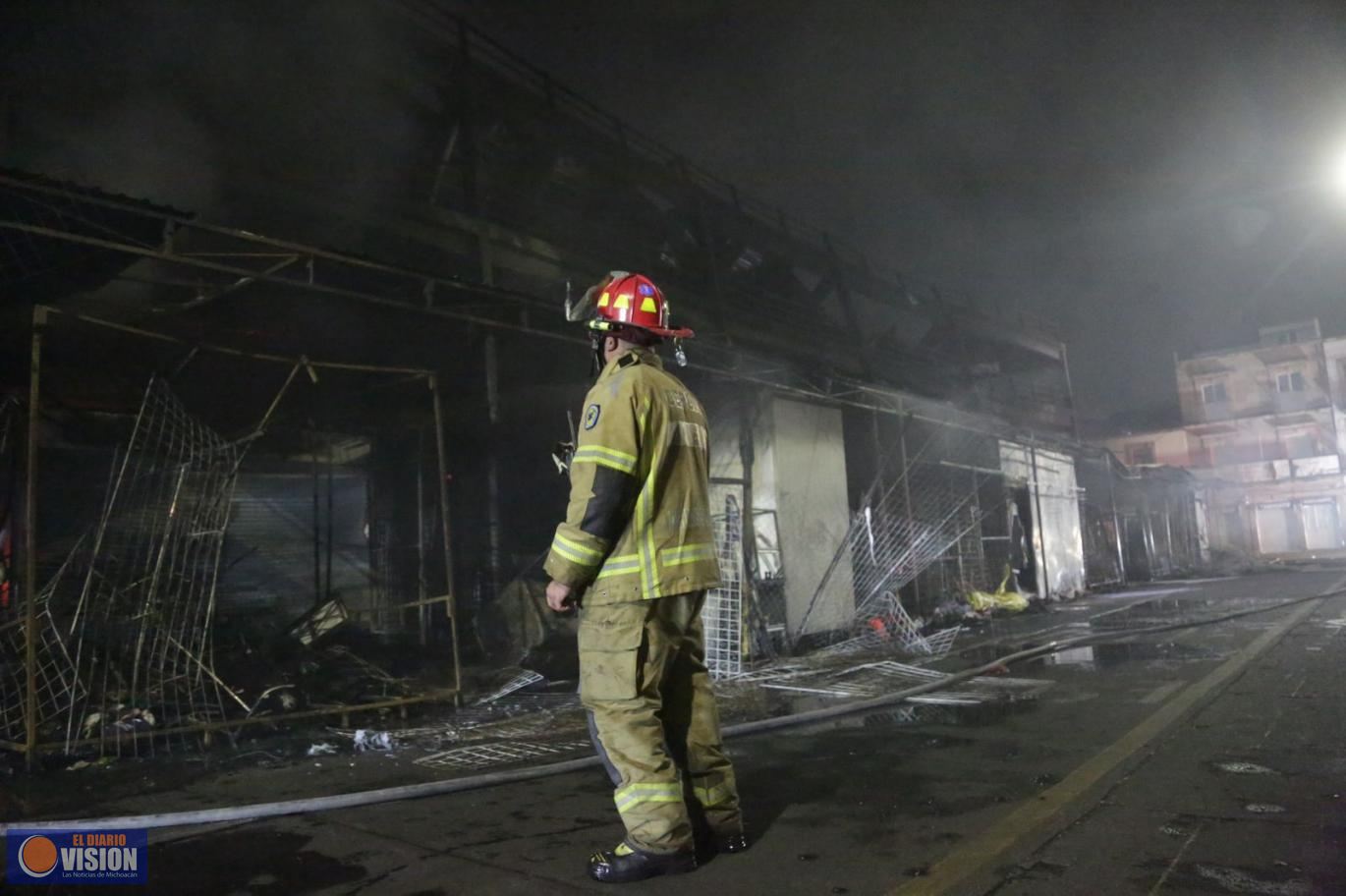 Incendio Devasta el Mercado Independencia de Morelia: Pérdidas Materiales y Desolación en la Ciudad