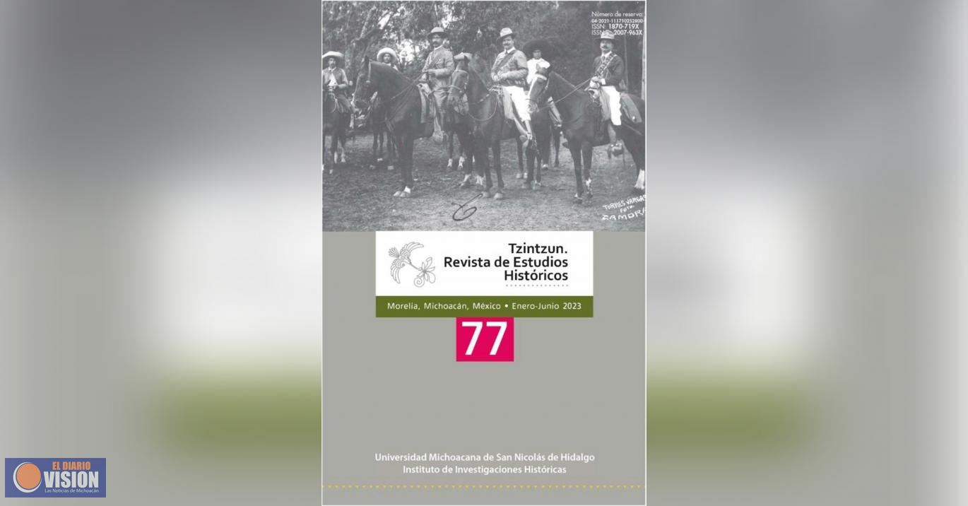 “Tzintzun” Revista de Estudios Históricos de la UMSNH reconocida por su nivel de calidad