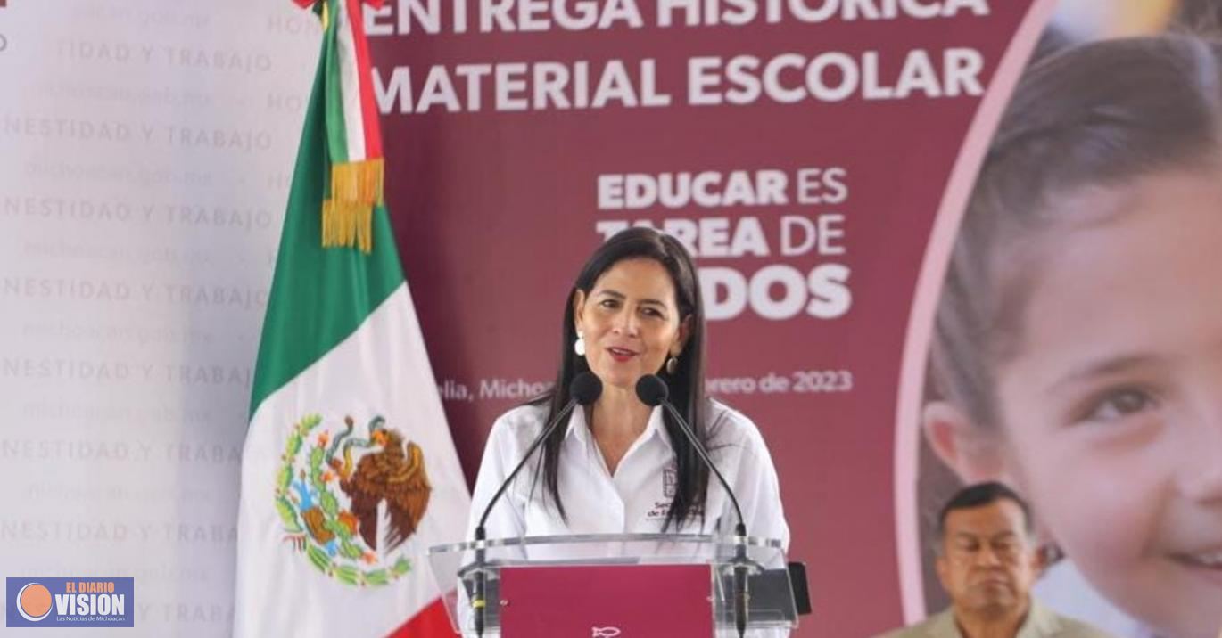 Invierte SEE 670 mdp para dignificar espacios educativos en Michoacán