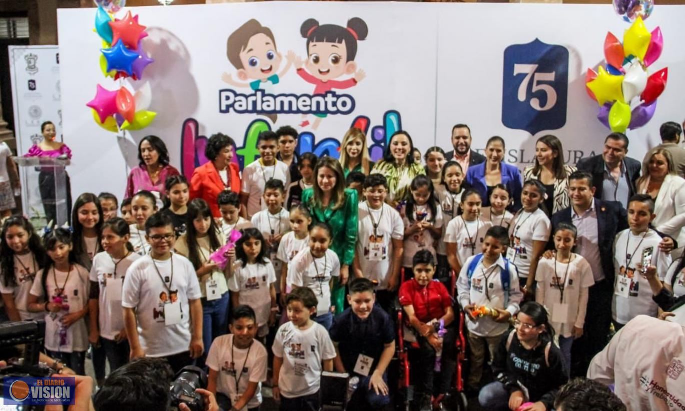 75 Legislatura impulsará las propuestas del Parlamento Infantil