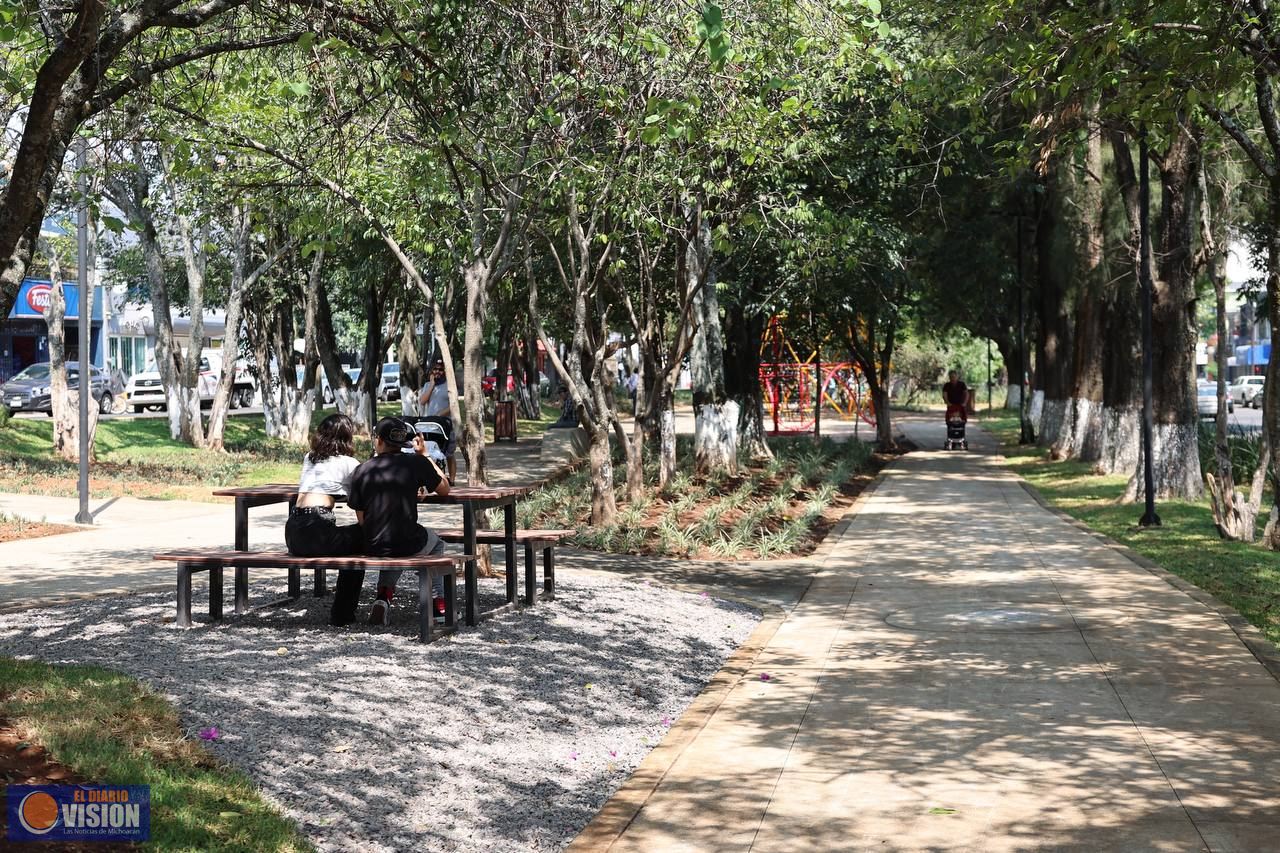 Parque lineal del Bulevar García de León, de primer mundo: Alfonso Martínez