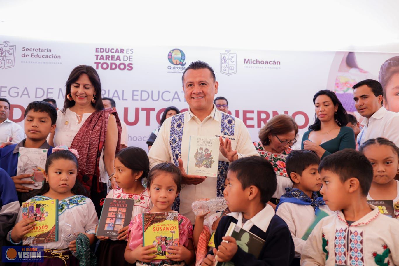 SEE fortalece la educación en comunidades de Michoacán con autogobierno