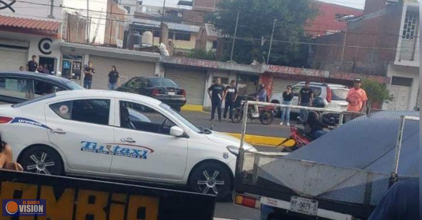 Ejecutan de un balazo en la cabeza a un taxista de Uruapan