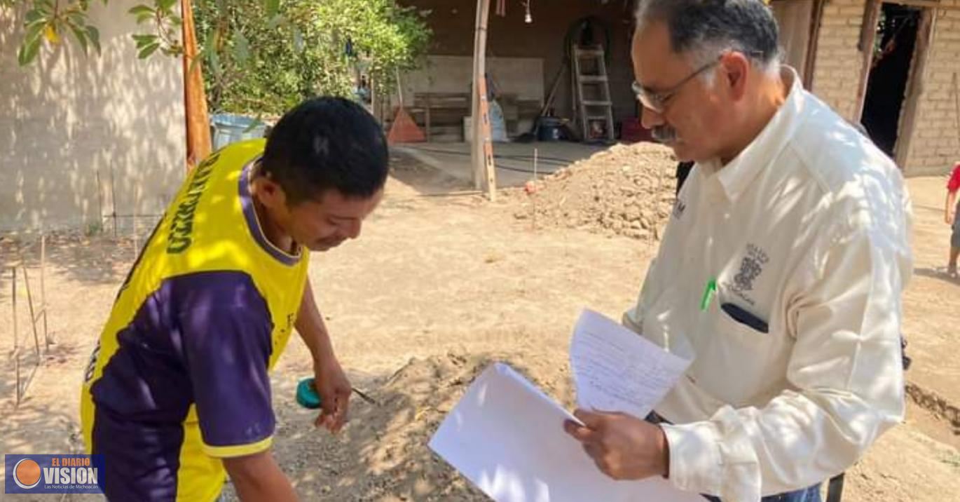 Arranca en Michoacán, la reconstrucción de viviendas afectadas por sismo