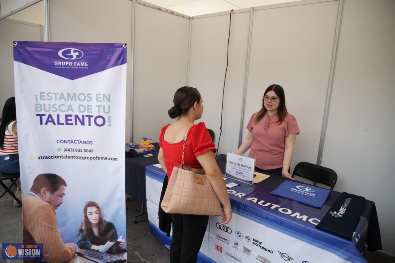 Inaugura Ayuntamiento de Morelia 2ª Feria del Empleo