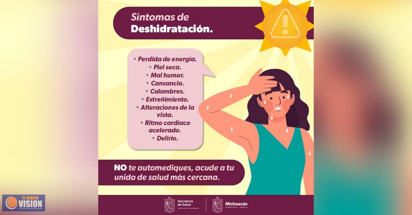 SSM emite recomendaciones por ola de calor en Michoacán