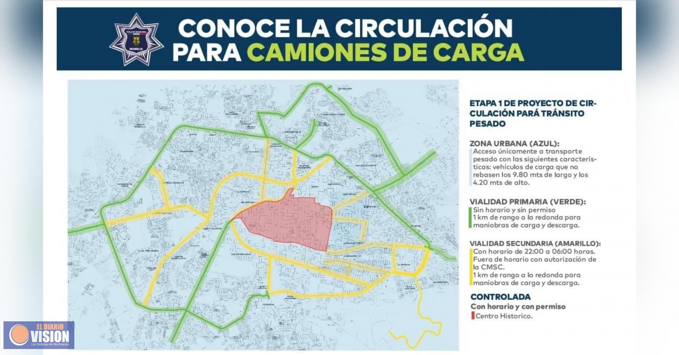 Conoce las nuevas disposiciones para el transporte de carga en Morelia