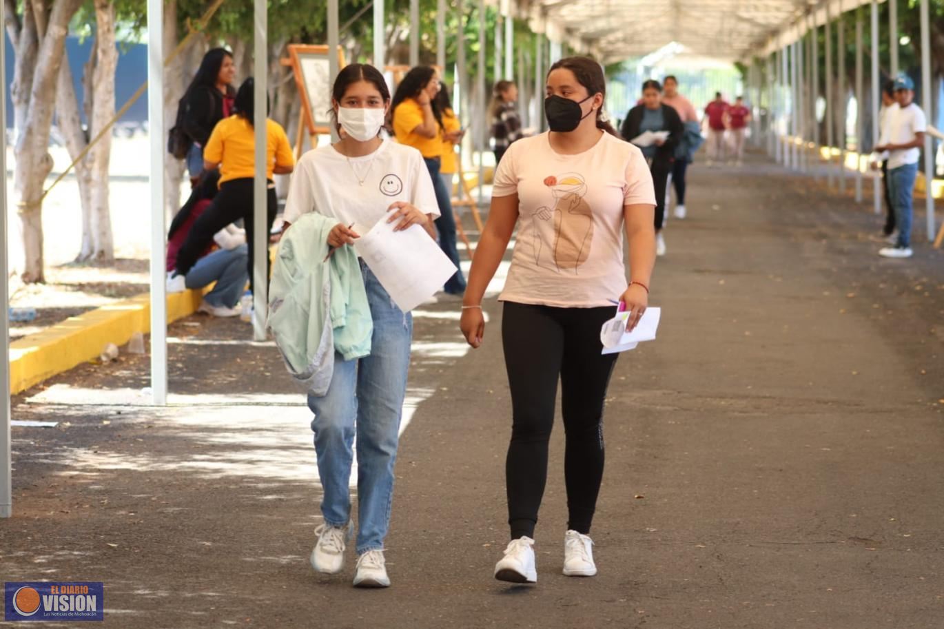 Presentaron su examen 2,903 aspirantes en primera ronda de este domingo en la UMSNH