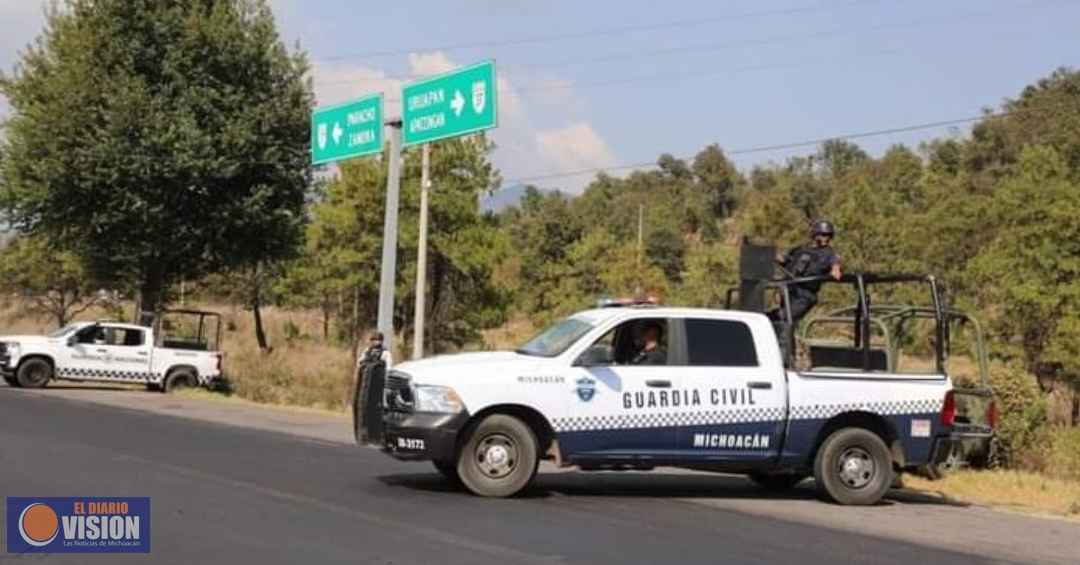 Secretario de SP establece destacamento de seguridad en la Sierra Purhépecha