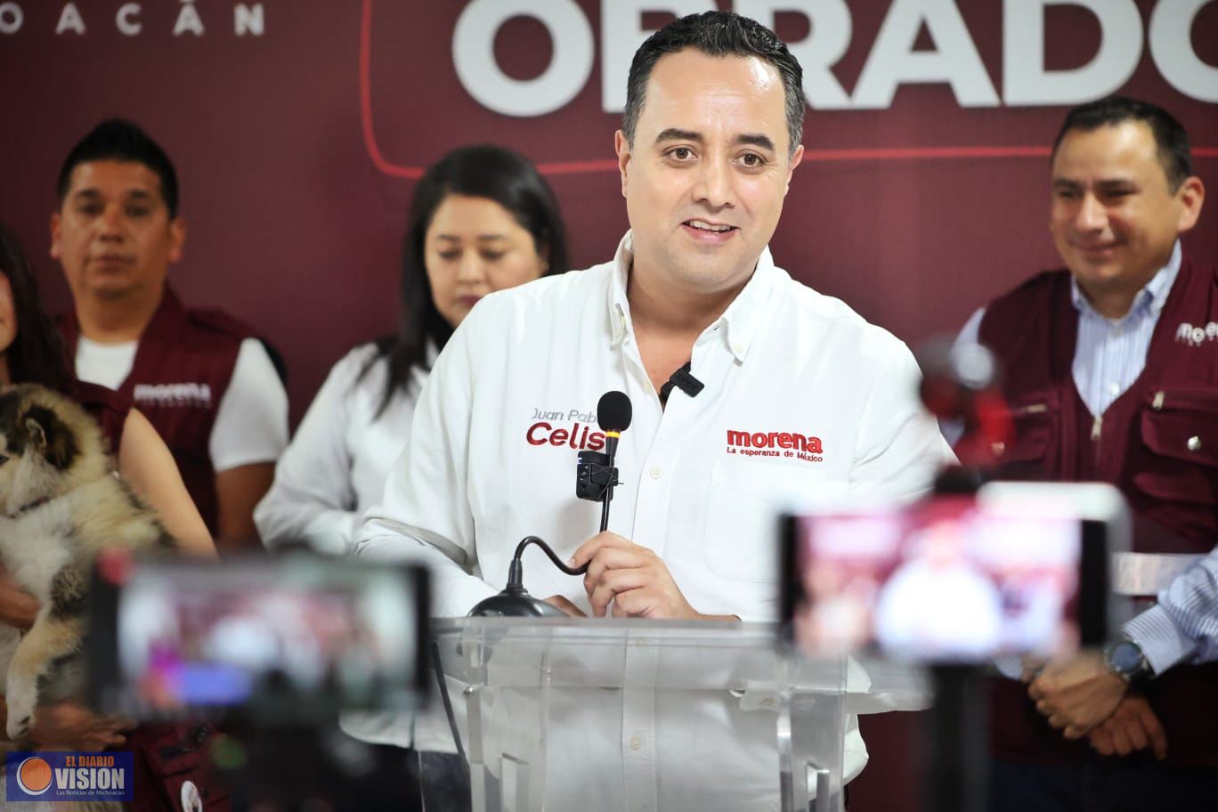 En Michoacán se consolida la Cuarta Transformación: Juan Pablo Celis