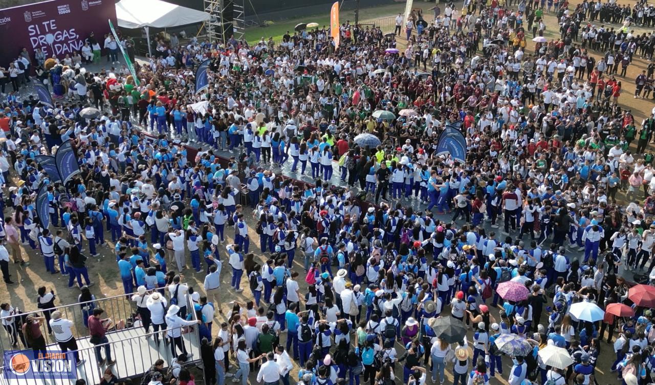 *Participaron más de 200 mil jóvenes en jornada contra las adicciones: SEE