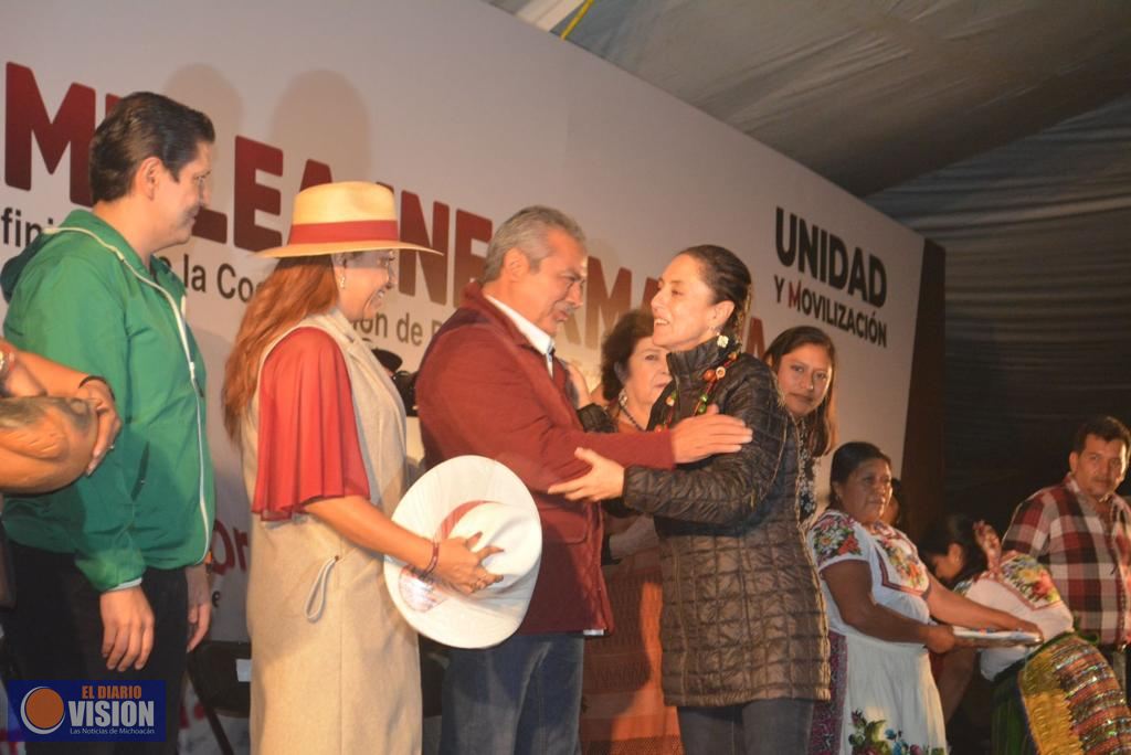 Se vuelca Michoacán en favor de Claudia Sheinbaum