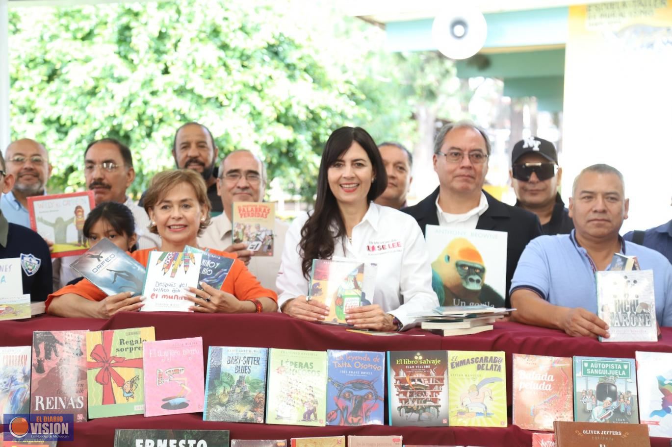 Con fiesta literaria, inicia segunda fase de En Michoacán se lee