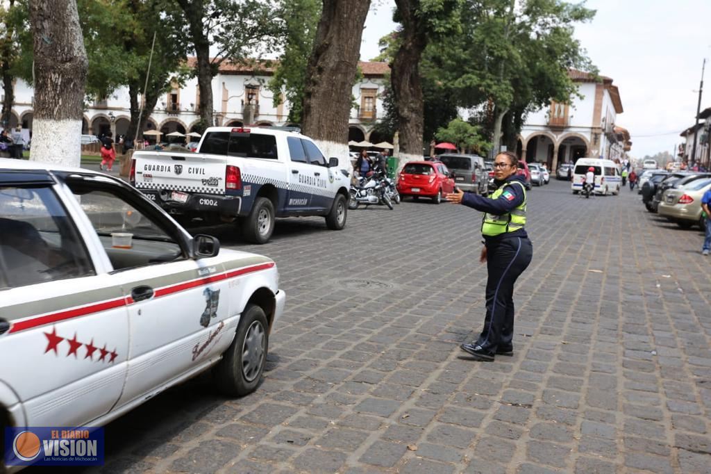 Libres, acceso a Pátzcuaro y vías del tren: SSP