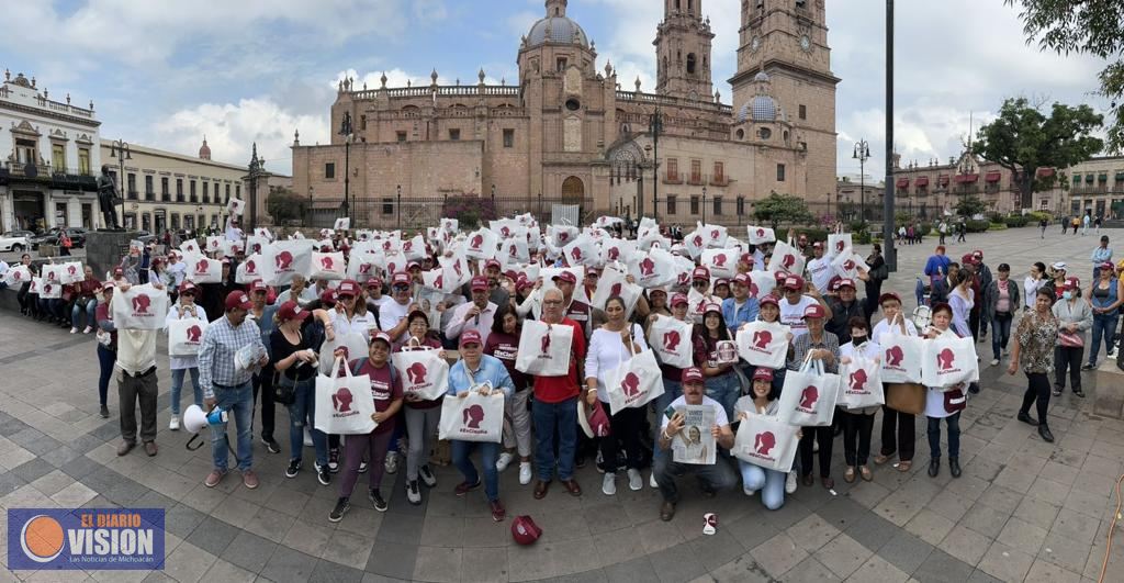 Se sumó Michoacán a Jornada Nacional de Propaganda en favor de Claudia Sheinbaum