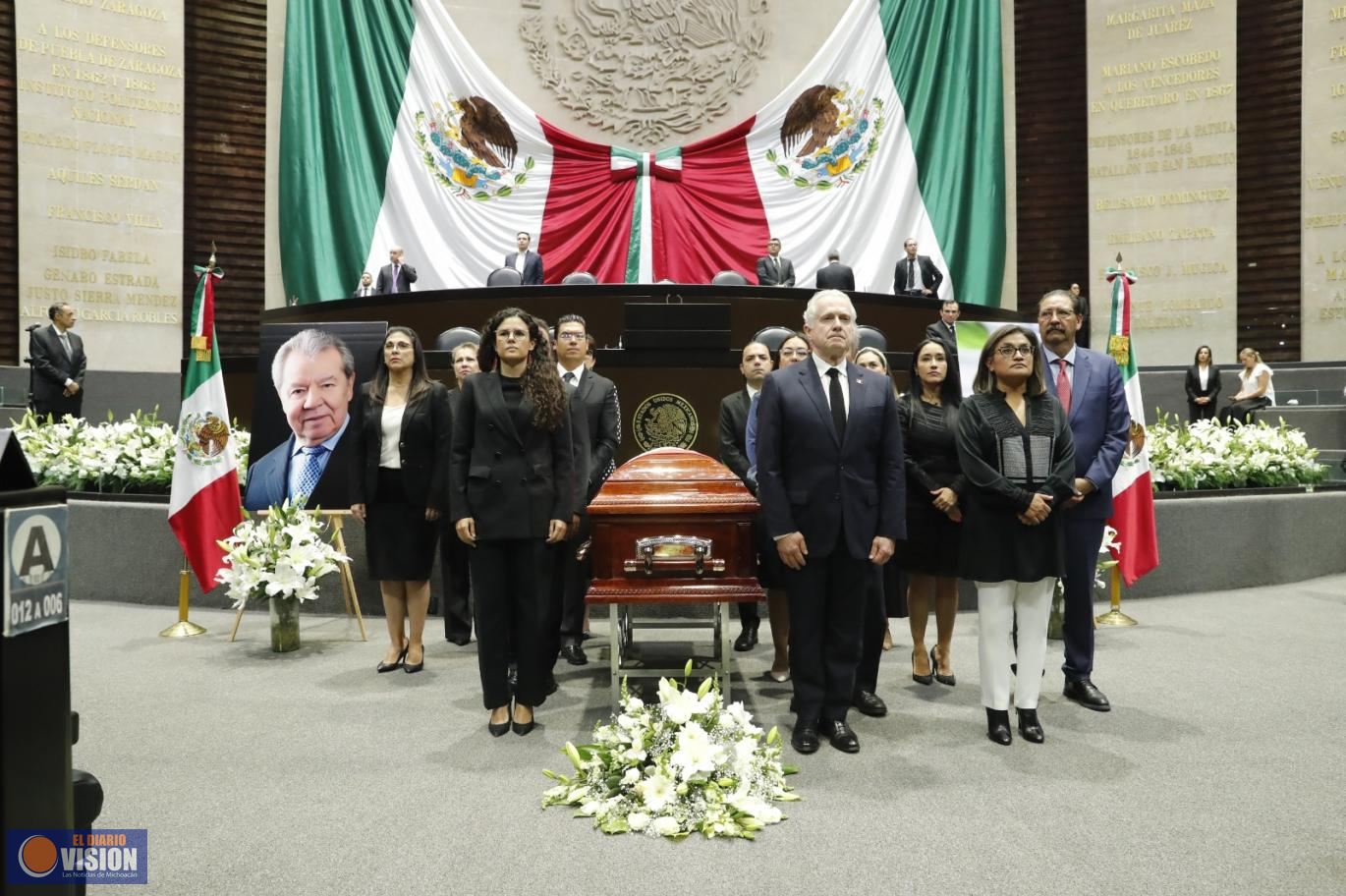 Cámara de Diputados realizó homenaje luctuoso al exdiputado federal y académico Porfirio Muñoz Ledo