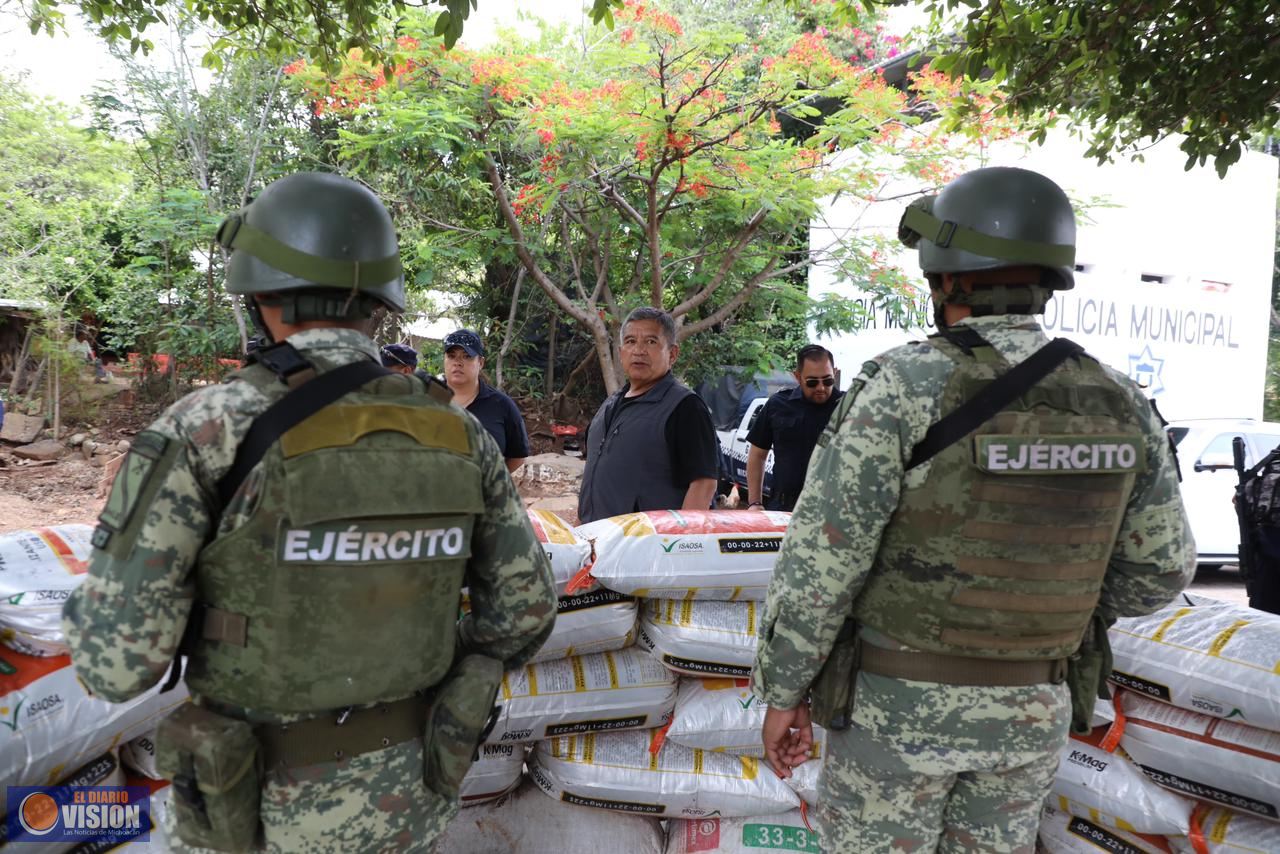 Avanza estrategia de seguridad en Tierra Caliente