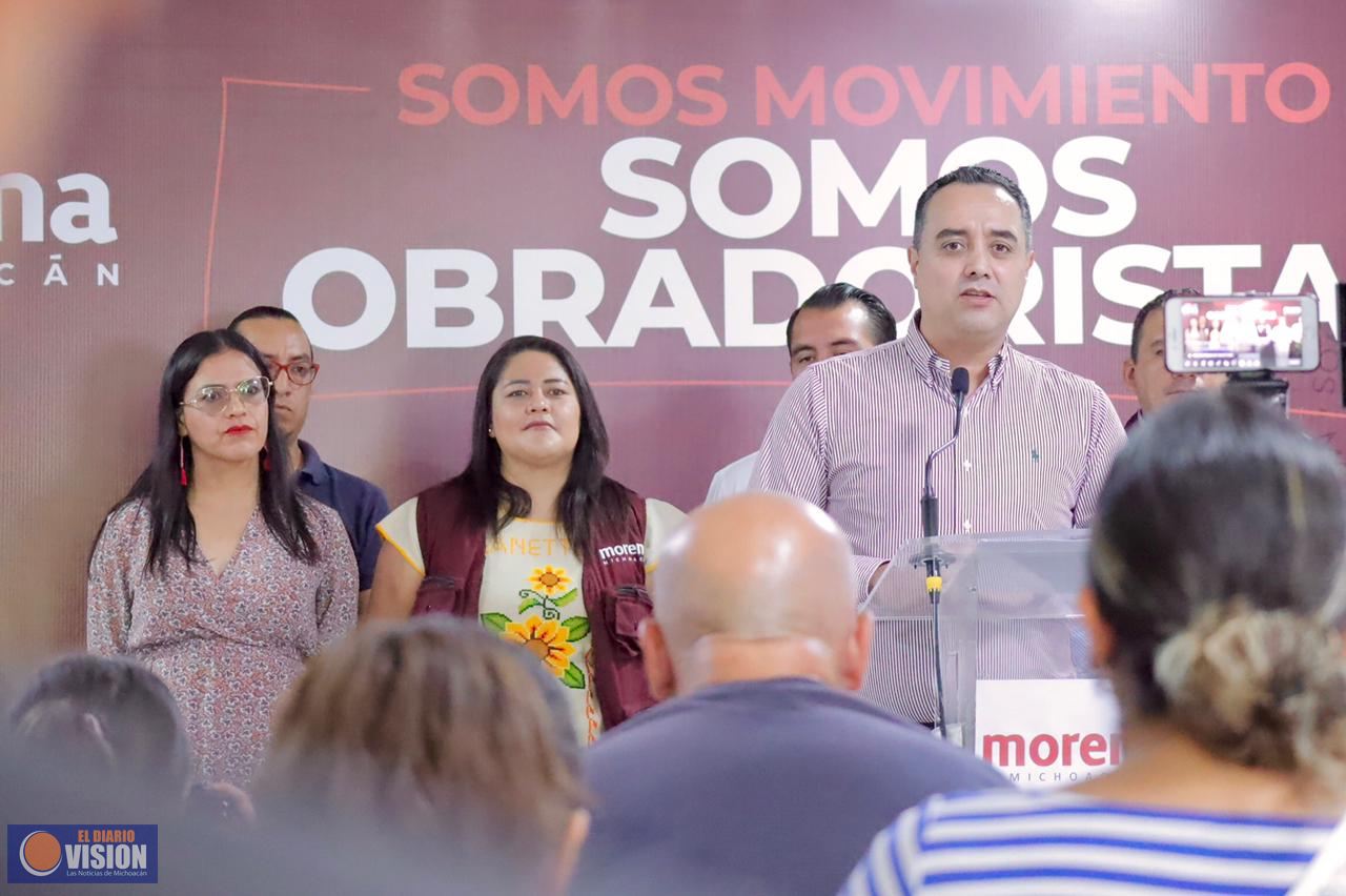 Morena lidera en preferencias electorales en Michoacán