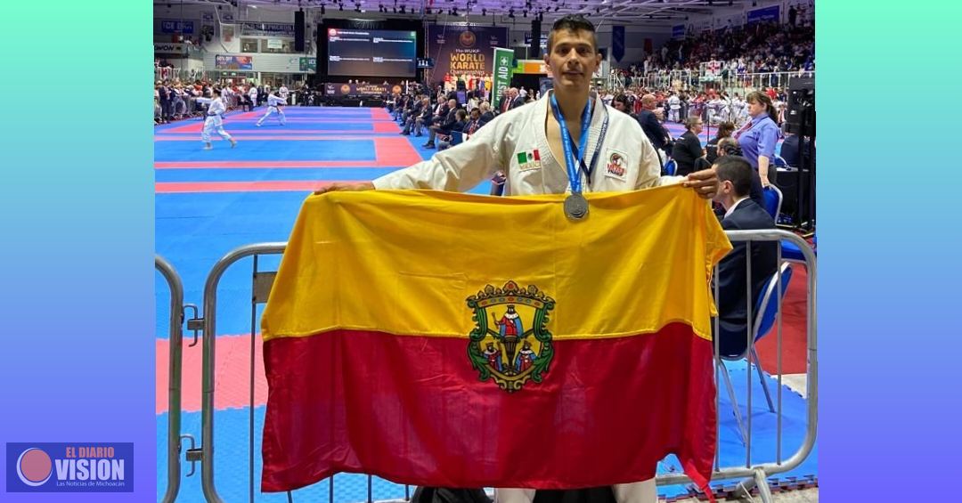 Conquista moreliano, plata en Campeonato Mundial de Karate