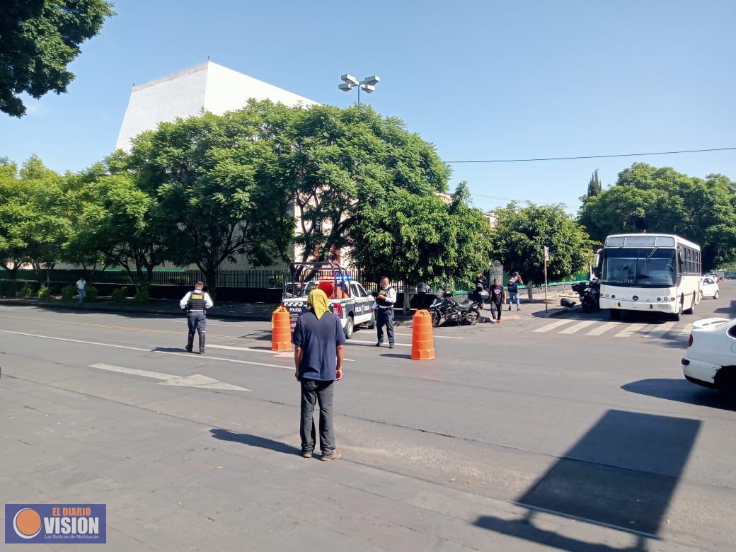 PC y Policía Morelia atienden incidente con enjambre de abejas