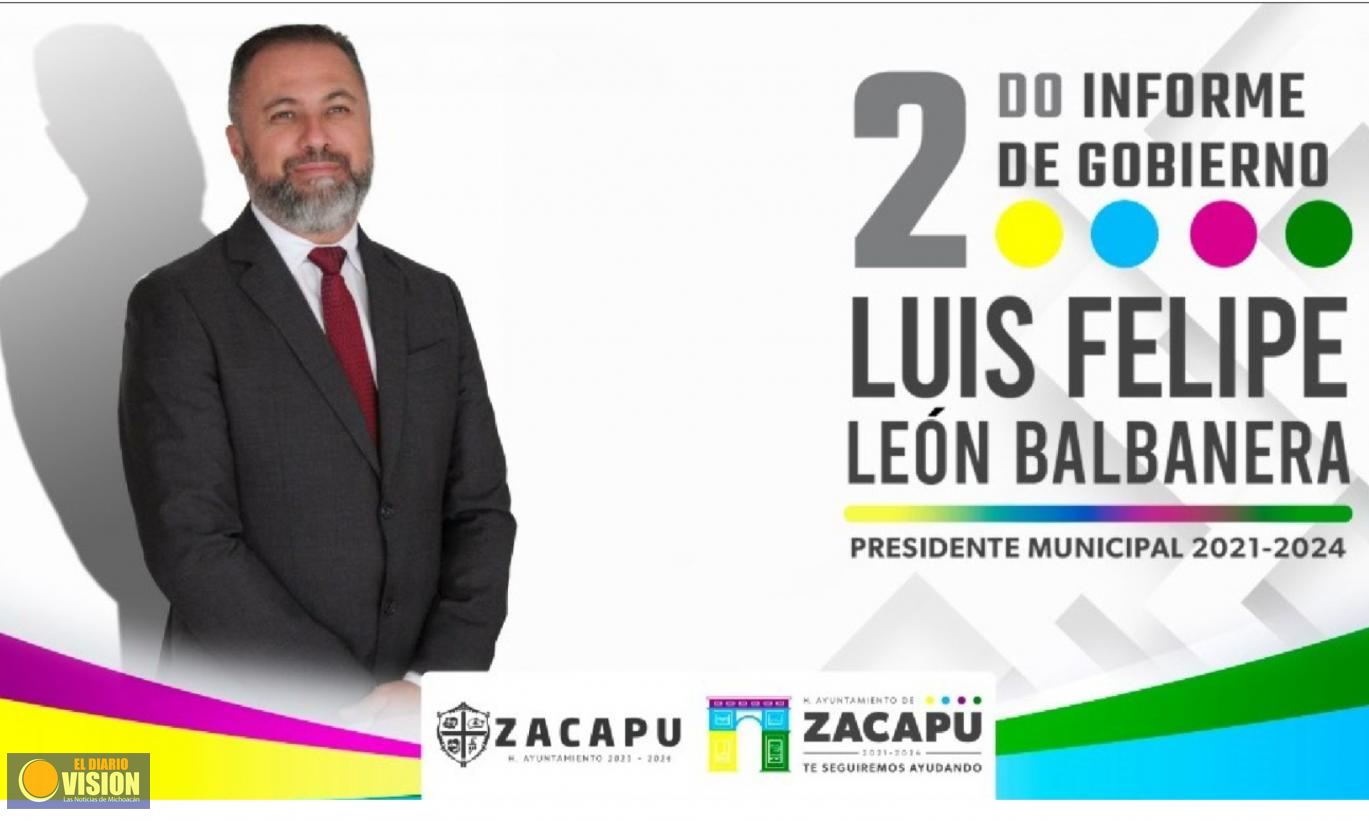 Presidente de Zacapu presentará su Segundo Informe de Gobierno con enfoque en transparencia y logros