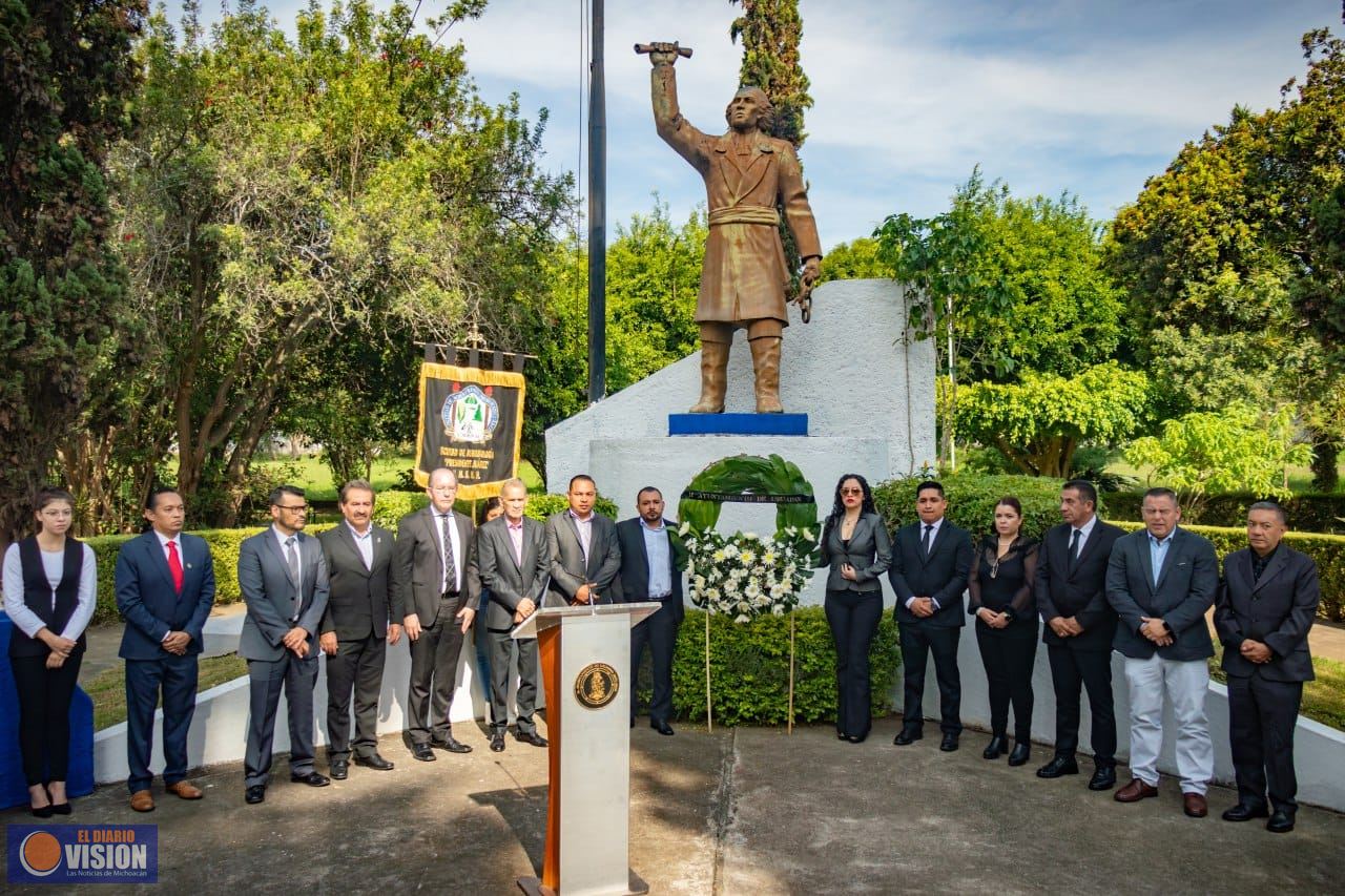 Conmemora Gobierno Municipal el CCXII aniversario luctuoso de Miguel Hidalgo