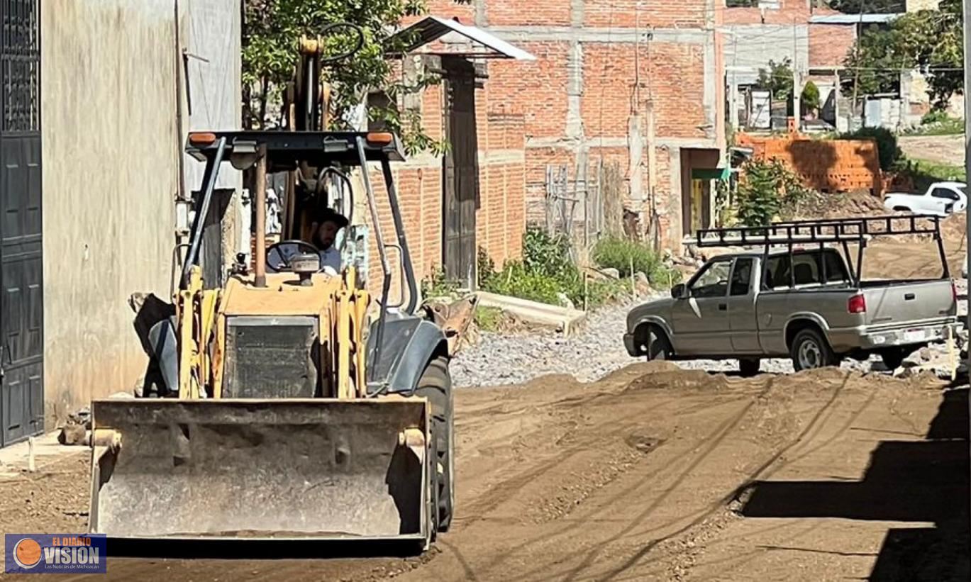 Gobierno Municipal Continúa con mejora de la infraestructura vial en Zacapu