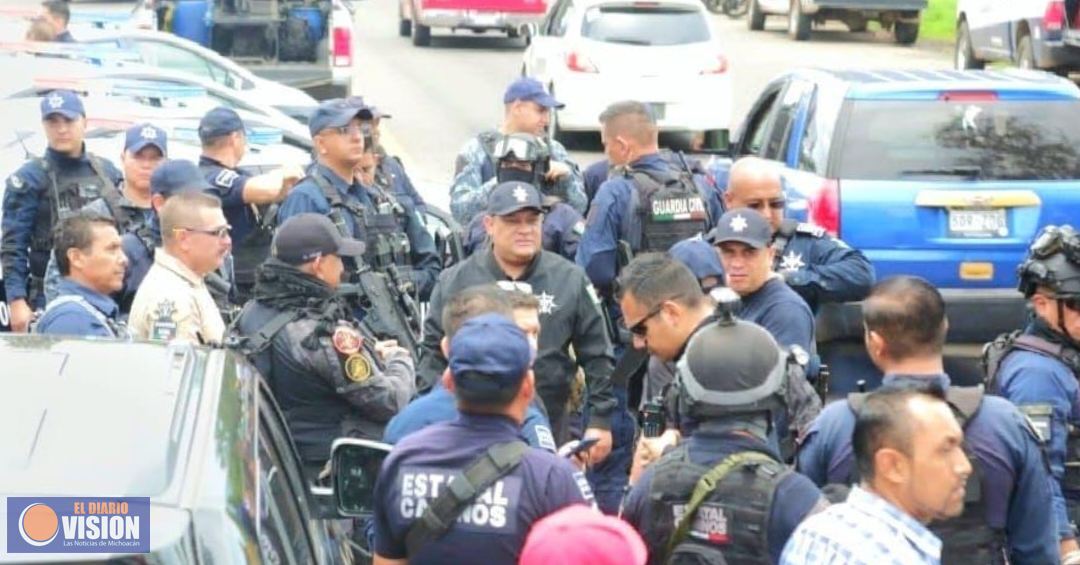 Firme y permanente, operatividad de Guardia Civil en Uruapan