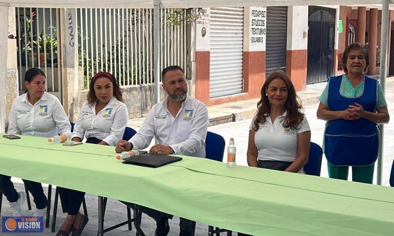 Inaugura Presidente Municipal obra de pavimentación en Zacapu