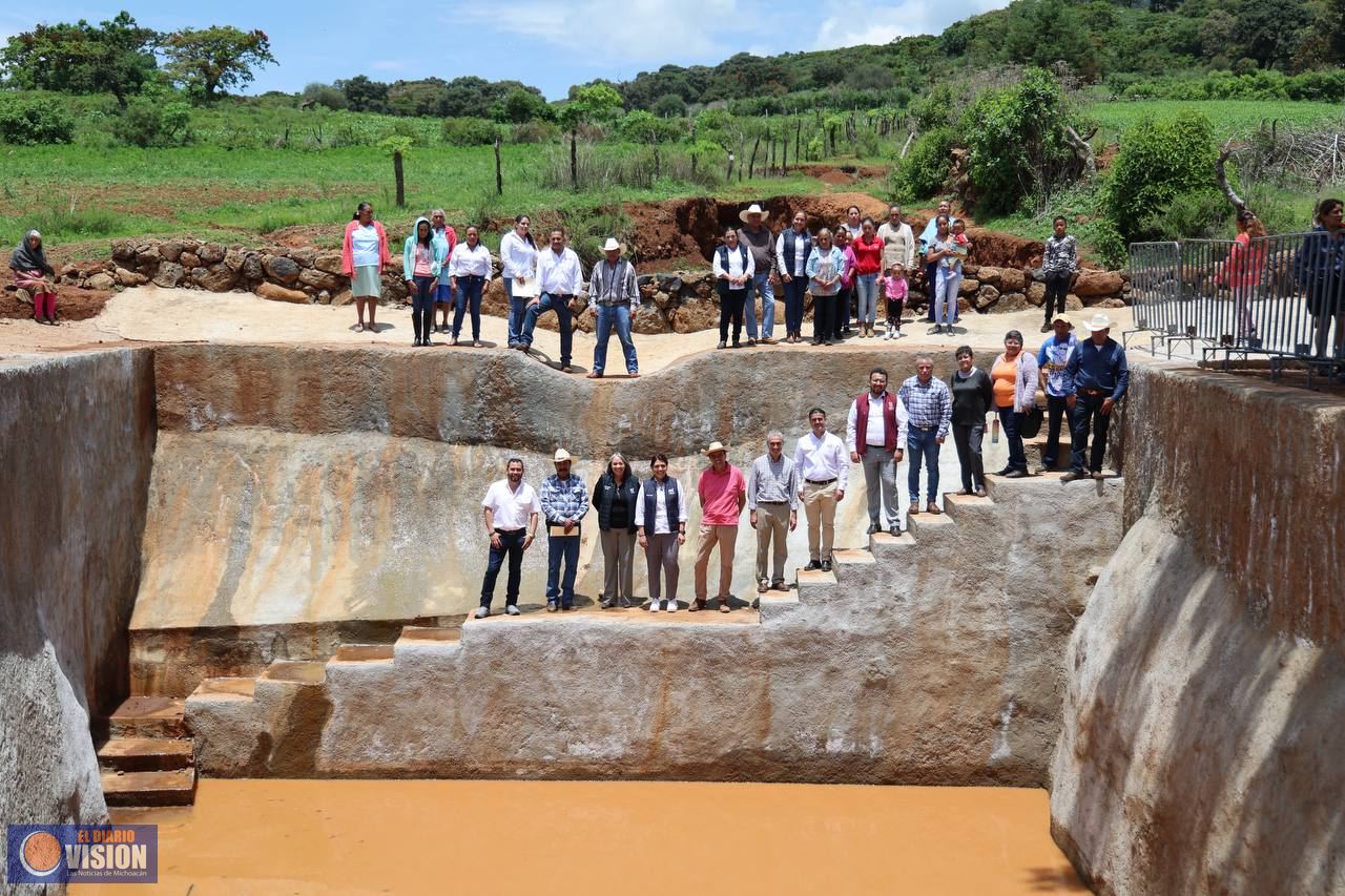 Gobierno de Morelia rehabilita olla de captación pluvial construida hace 100 años