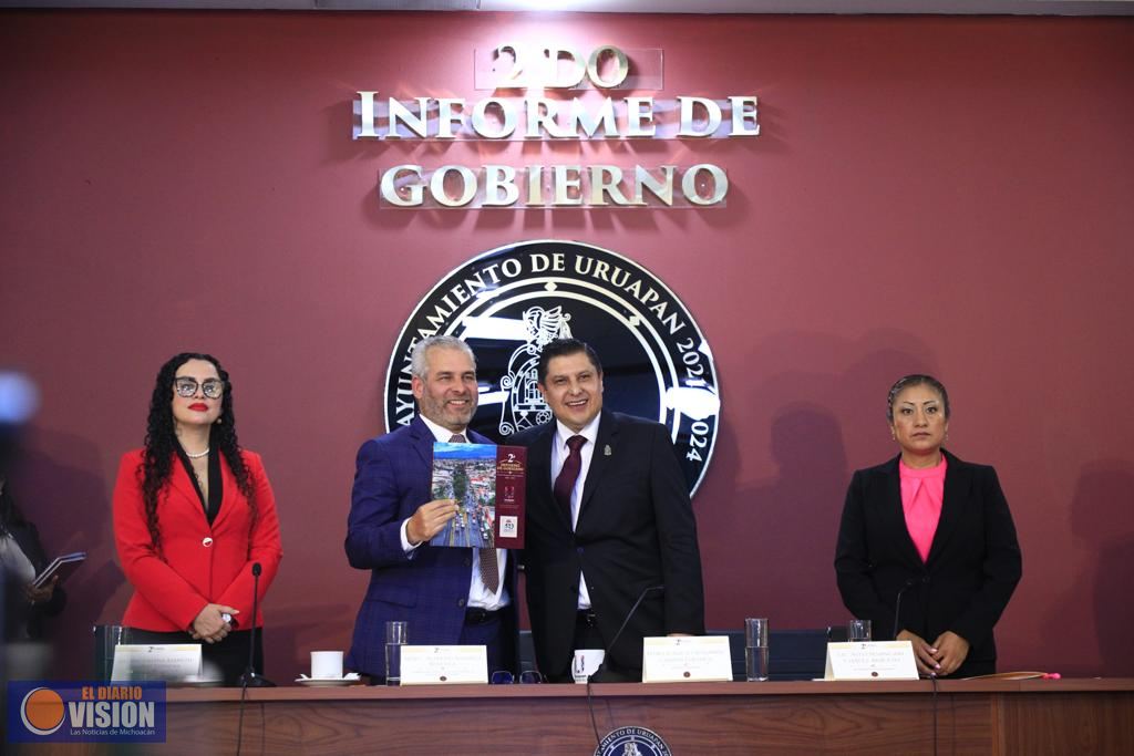 Uruapan, en la ruta de la transformación; Nacho Campos presenta su segundo informe de gobierno