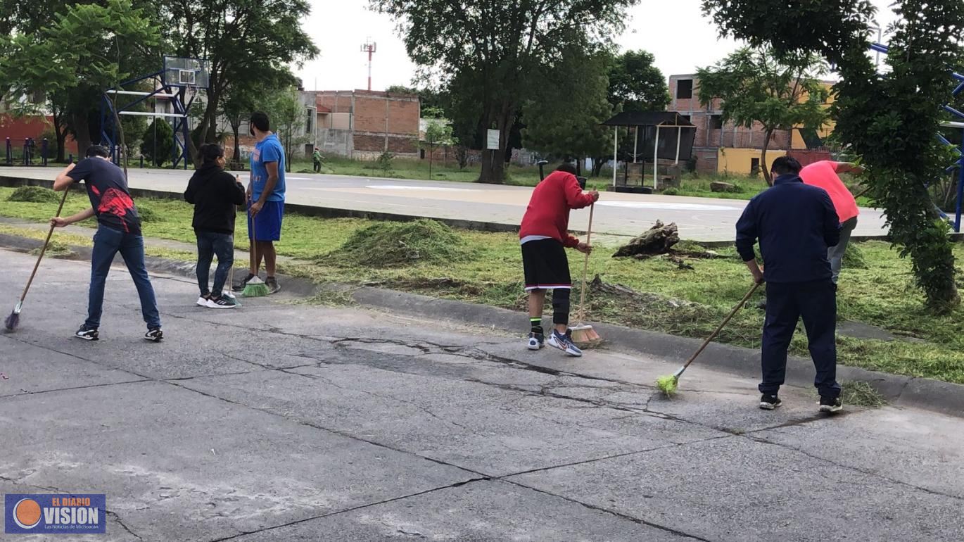 Jornada de limpieza, llega a Ampliación Los Fresnos