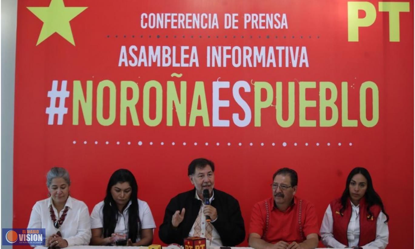 Fernández Noroña concluye recorrido por Michoacán en busca de la Coordinación de los Comités